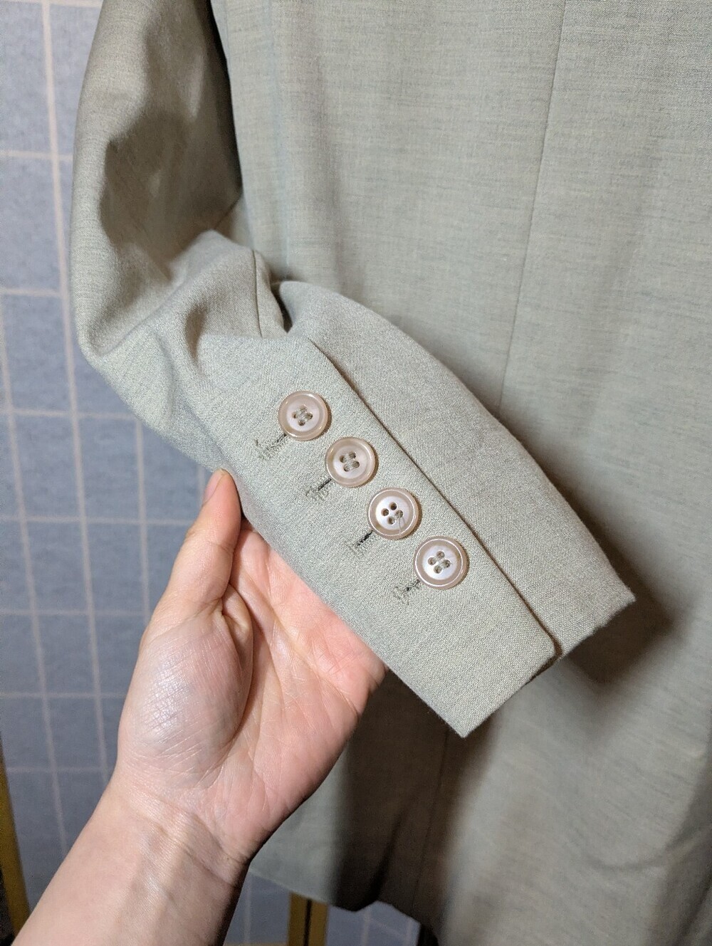 Frankie Shop Blazer Oversized Light Grey XS Small Gelso - Picture 12 of 14